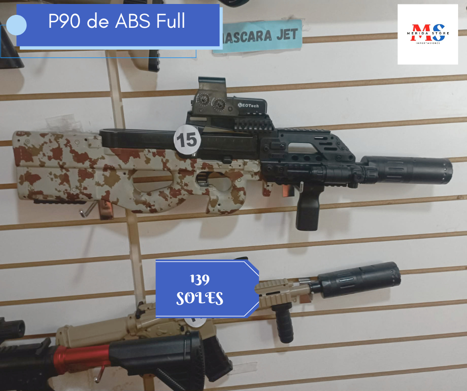 Juguete de hidrogel modelo P90 de ABS premium