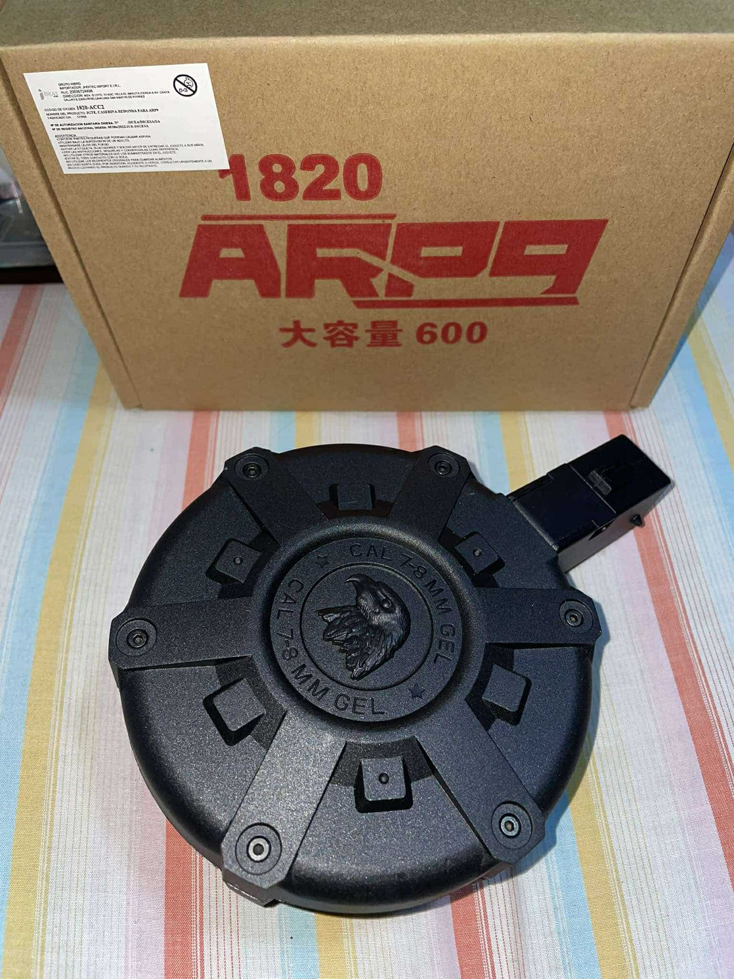 Tambor giratorio del modelo ARP9 de hidrogel