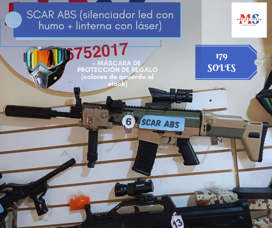Juguete de hidrogel modelo Scar de ABS full accesorios