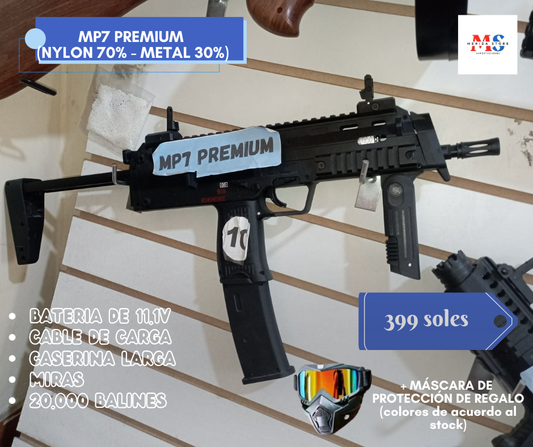 Juguete de hidrogel premium modelo MP7