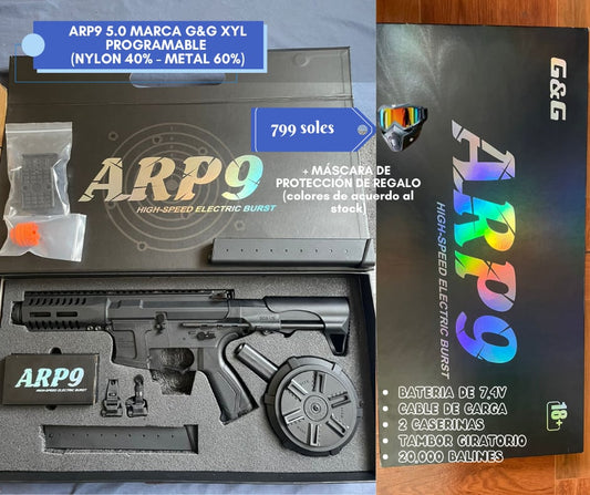 Juguete de hidrogel premium modelo ARP9 marca G&G 5.0